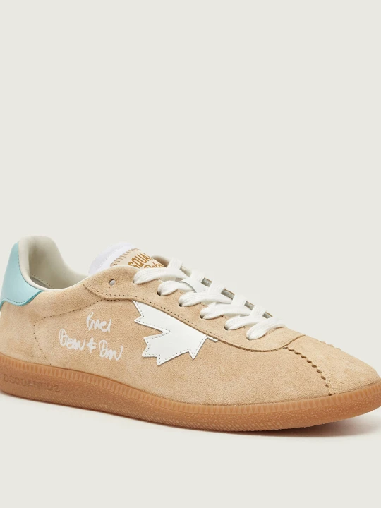 Zdjęcie produktu Dsquared2 Sneakersy Rebel | zamsz piaskowy