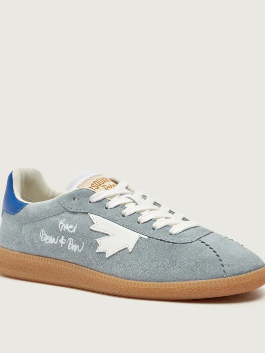 Zdjęcie produktu Dsquared2 Sneakersy Rebel | zamsz błękitny