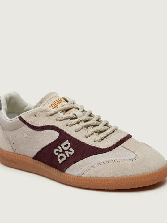 Zdjęcie produktu Dsquared2 Sneakersy Rebel | zamsz beżowy