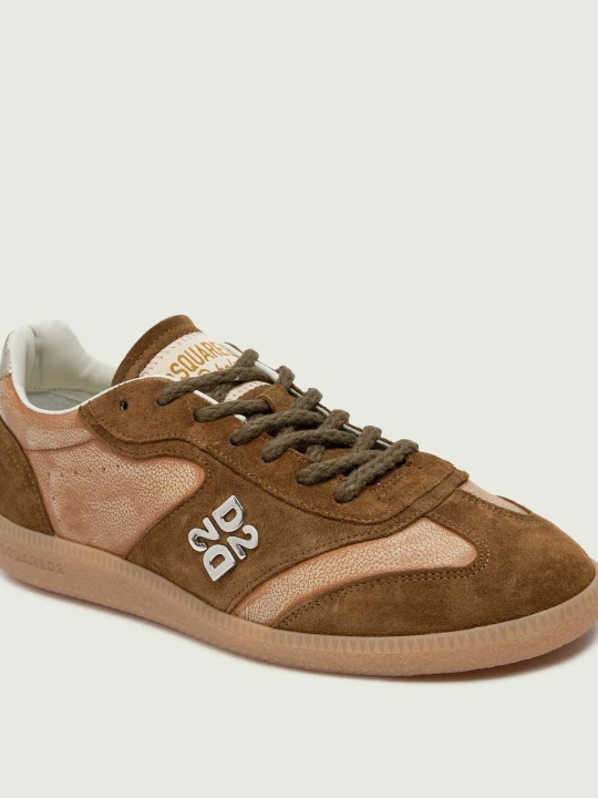 Zdjęcie produktu Dsquared2 Sneakersy Rebel | zamsz brązowy
