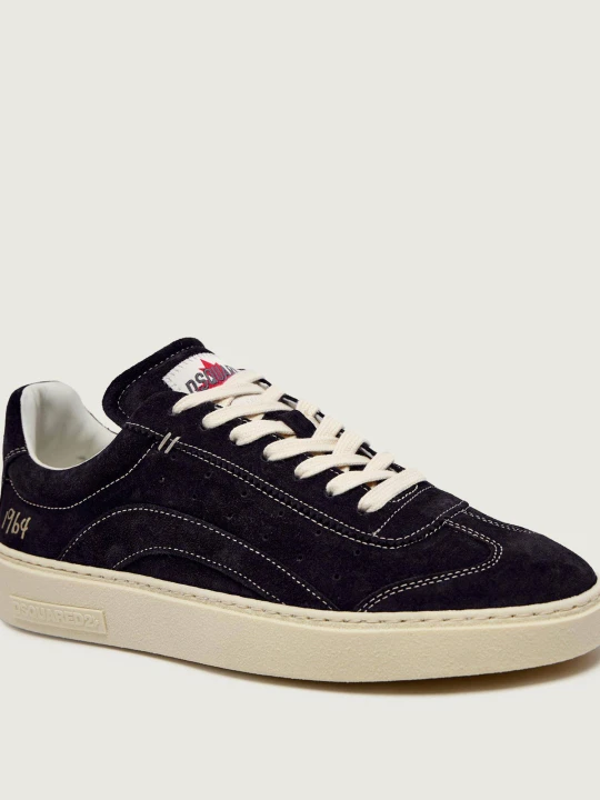 Zdjęcie produktu Dsquared2 Sneakersy Rider | zamsz granatowy