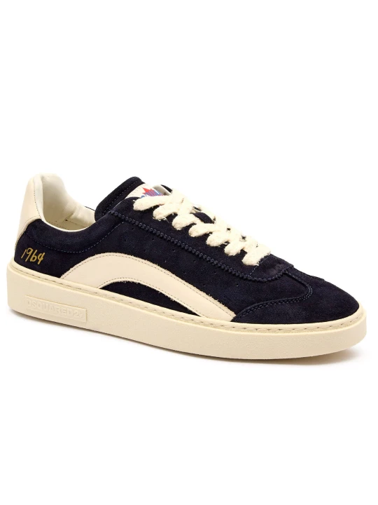 Zdjęcie produktu Dsquared2 Sneakersy Rider | zamsz granatowy