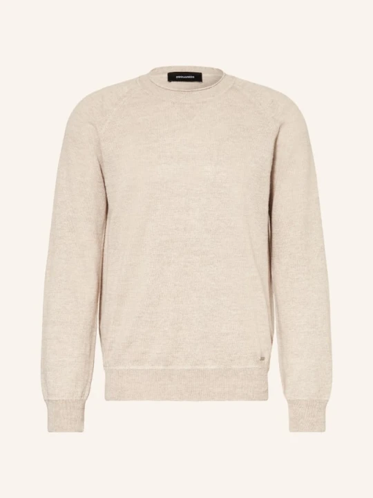 Zdjęcie produktu dsquared2 Sweter Z Lnem beige