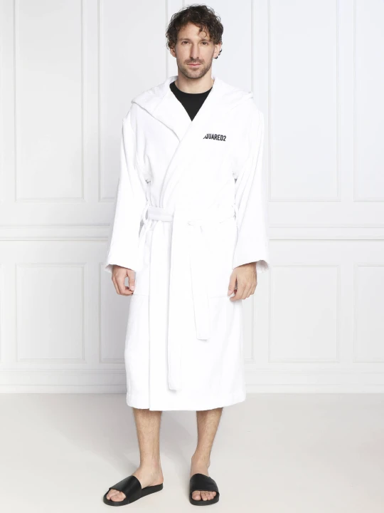 Zdjęcie produktu Dsquared2 Szlafrok | Regular Fit biały