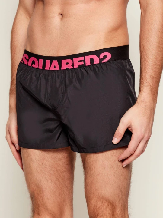 Zdjęcie produktu Dsquared2 Szorty kąpielowe SUNSET CHASER | Regular Fit czarny