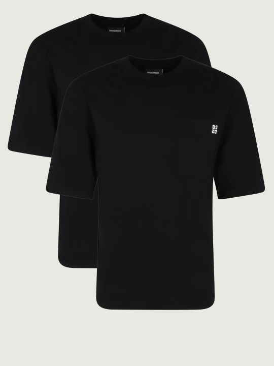 Zdjęcie produktu Dsquared2 T-shirt 2-pack | Loose fit czarny