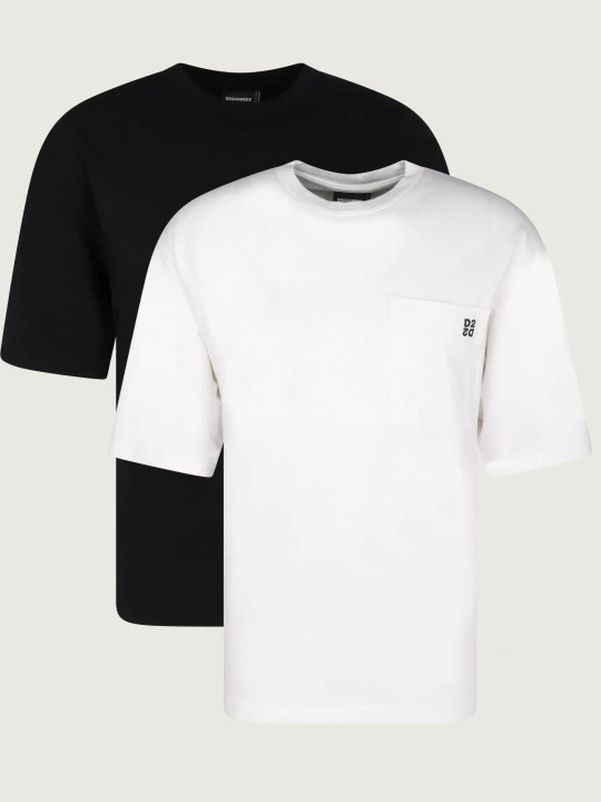 Zdjęcie produktu Dsquared2 T-shirt 2-pack | Loose fit biały