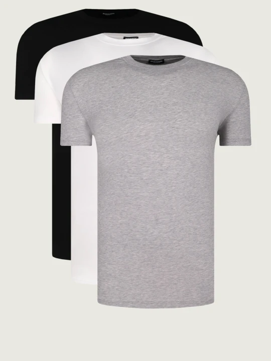 Zdjęcie produktu Dsquared2 T-shirt 3-pack | Slim Fit szary