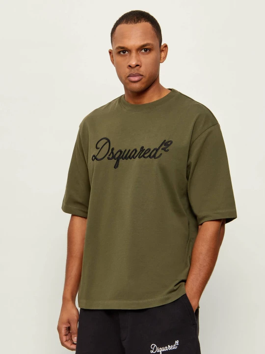 Zdjęcie produktu Dsquared2 T-shirt | Loose fit oliwkowy