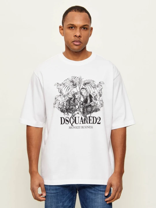 Zdjęcie produktu Dsquared2 T-shirt | Loose fit biały