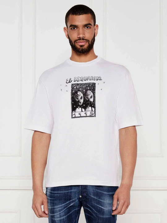 Zdjęcie produktu Dsquared2 T-shirt | Loose fit biały
