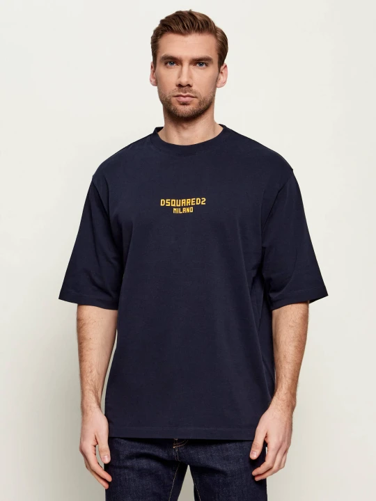 Zdjęcie produktu Dsquared2 T-shirt Milano | Loose fit granatowy