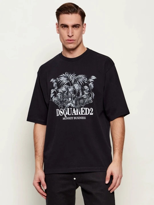 Zdjęcie produktu Dsquared2 T-shirt Monkey Business | Loose fit czarny