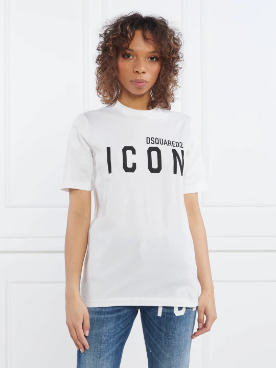 Zdjęcie produktu Dsquared2 T-shirt RENNY | Regular Fit biały