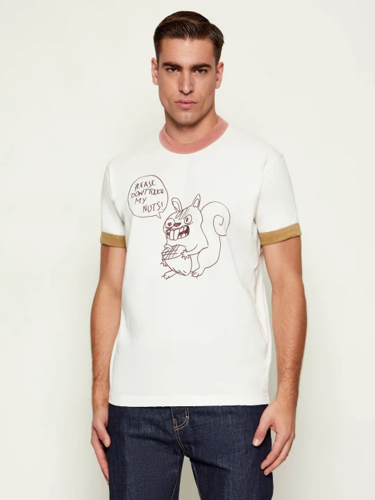 Zdjęcie produktu Dsquared2 T-shirt | Slim Fit ecru