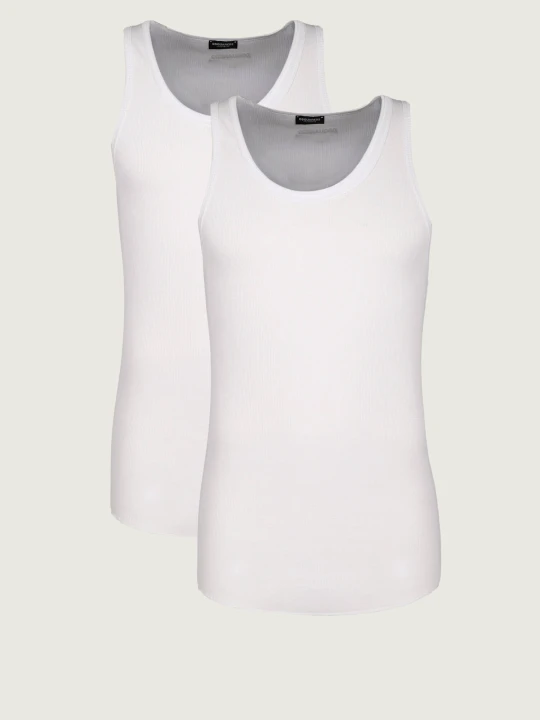 Zdjęcie produktu Dsquared2 Tank top 2-pack | Slim Fit biały