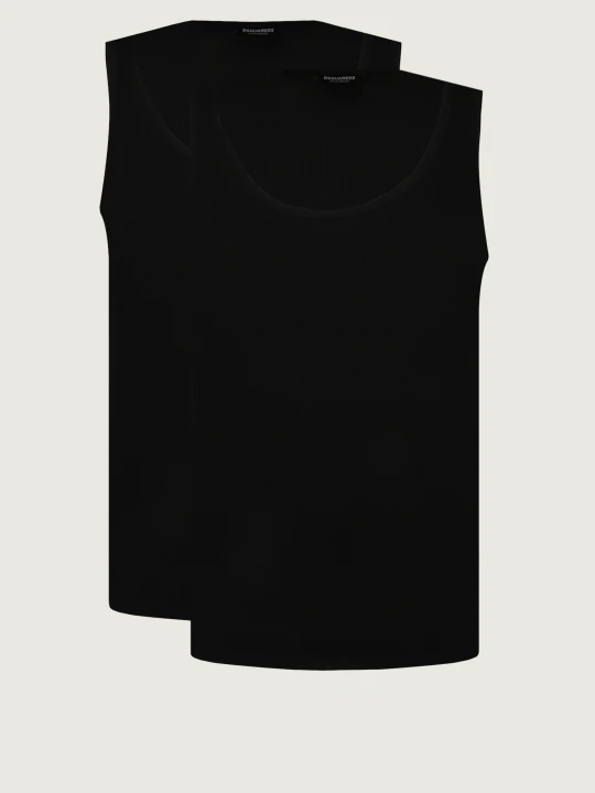 Zdjęcie produktu Dsquared2 Tank top 2-pack | Slim Fit czarny