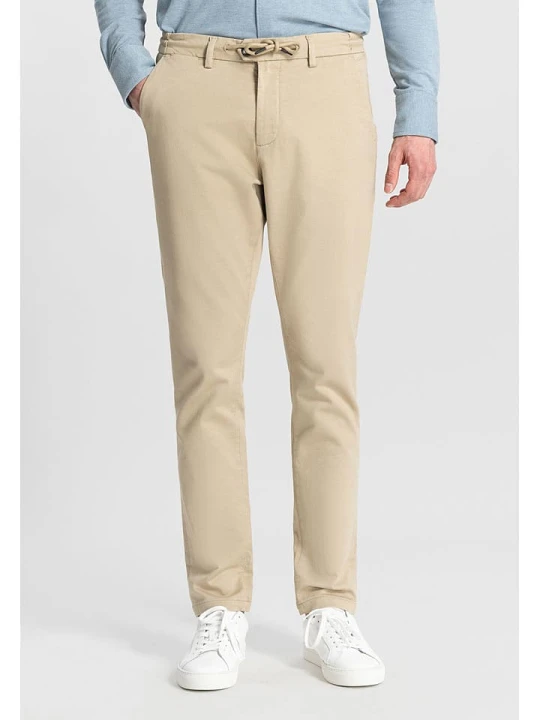 Zdjęcie produktu DSTREZZED Spodnie chino w kolorze kremowym rozmiar: W30 / L34