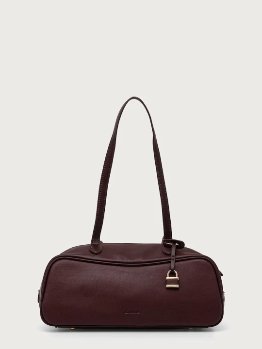 Zdjęcie produktu Dune London torebka crossbody damska skórzana DAY bordowy
