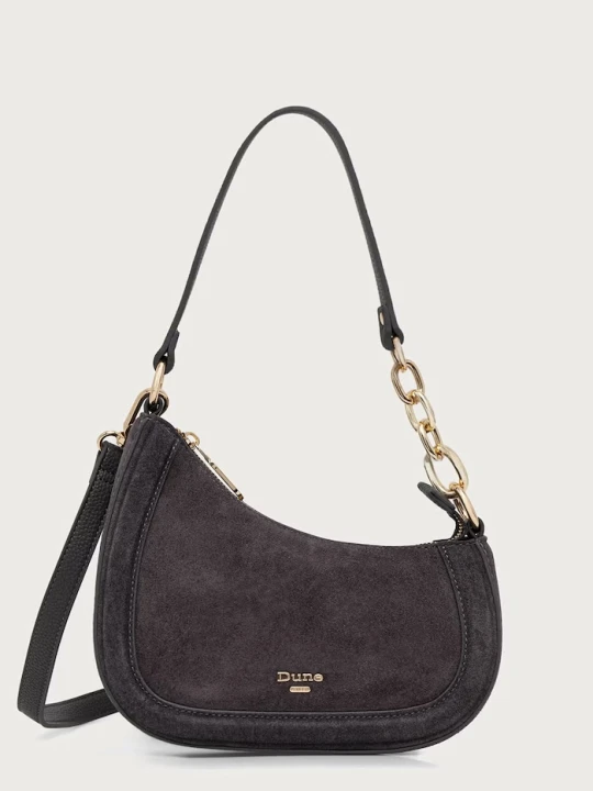 Zdjęcie produktu Dune London torebka crossbody damska skórzana DIRECTION szary