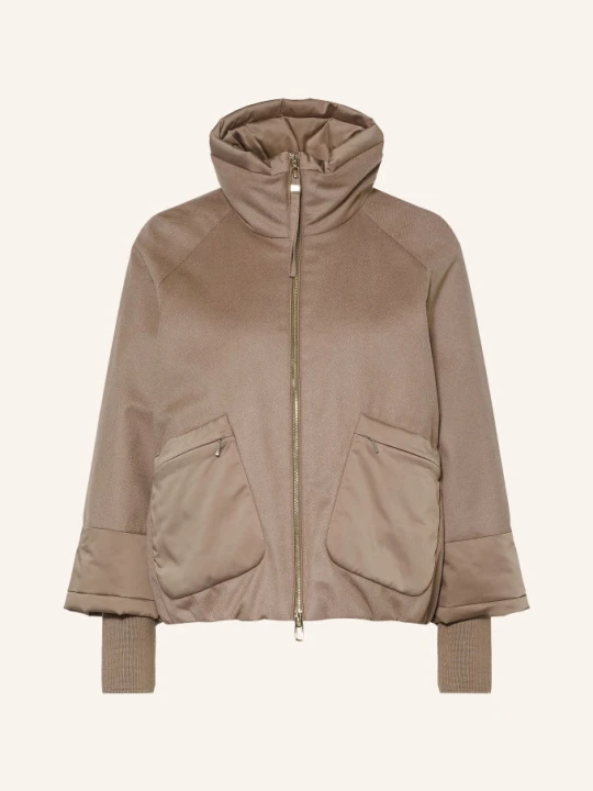 Zdjęcie produktu Duno Lekka Kurtka Puchowa Muriel Z Mieszanki Materiałów beige JASNOBRĄZOWY