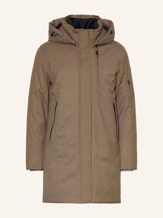 Zdjęcie produktu Duno Parka Puchowa Geyser Parma Z Odpinanym Kapturem braun