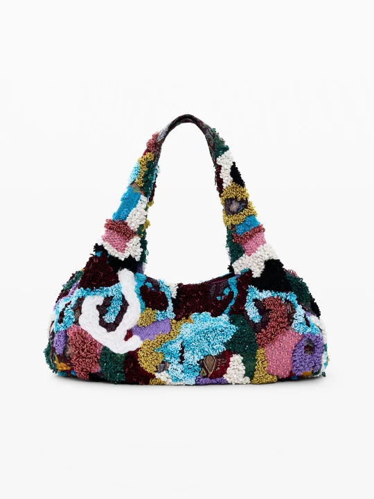 Zdjęcie produktu Duża haftowana torba Desigual