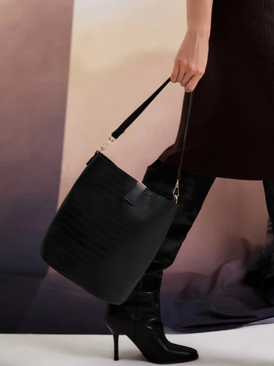 Zdjęcie produktu Duża torba czarna Moodo