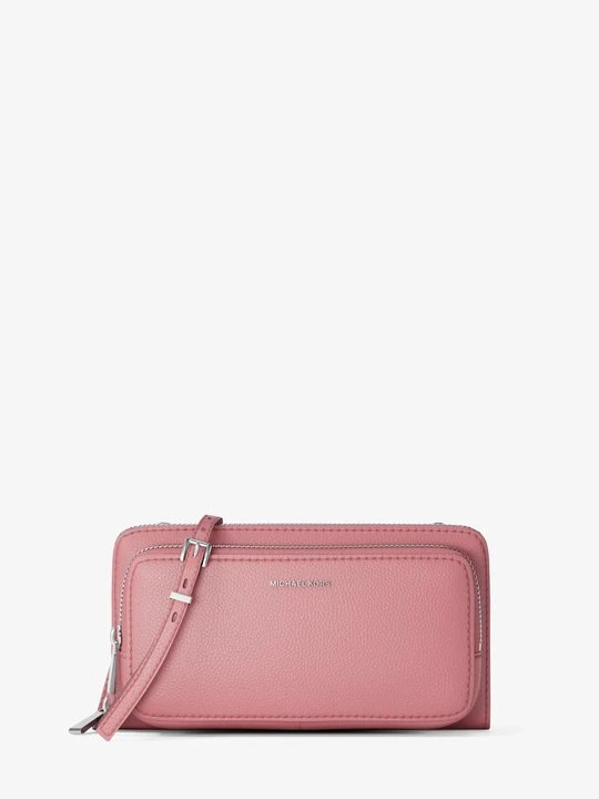 Zdjęcie produktu Duża torba do przewieszenia przez ramię Jet Set ze skóry groszkowej Michael Kors PALISANDER (Różowy)