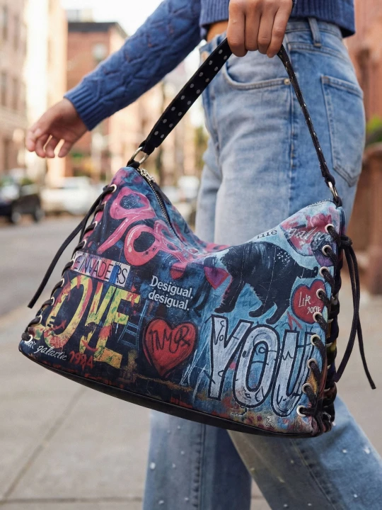 Zdjęcie produktu Duża torba graffiti Desigual