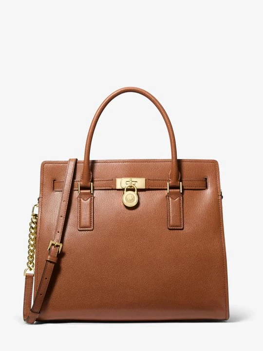 Zdjęcie produktu Duża torba Hamilton Moderne ze skóry Michael Kors BRĄZOWY (Brązowy)