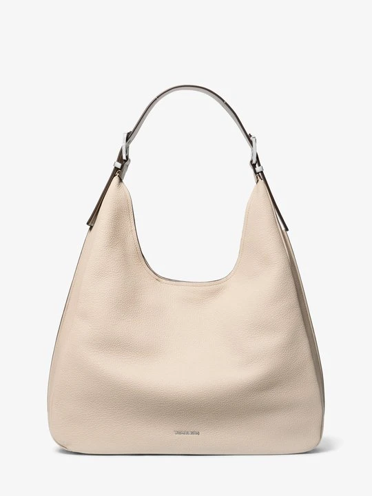 Zdjęcie produktu Duża torba hobo na ramię Nolita ze skóry groszkowej Michael Kors JASNY PIASEK (Naturalny)