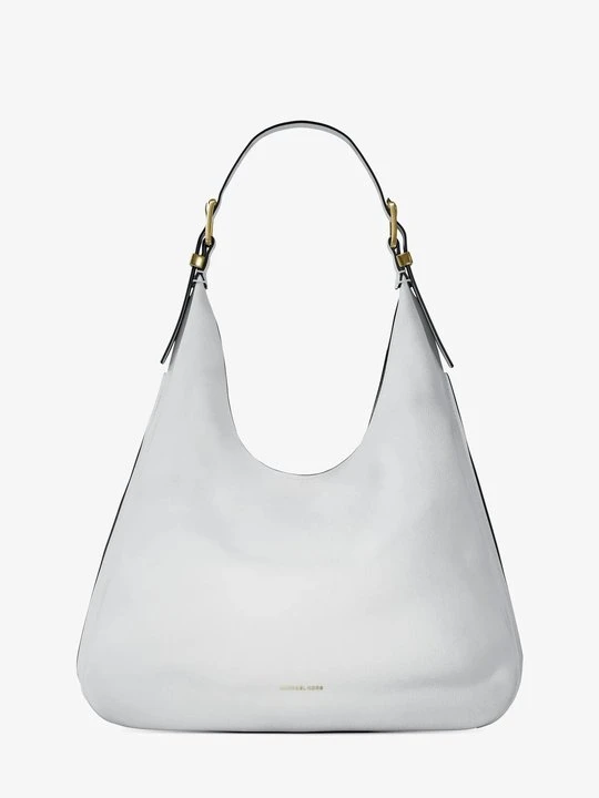 Zdjęcie produktu Duża torba hobo na ramię Nolita ze skóry groszkowej Michael Kors SKORUPKA JAJKA (Naturalny)