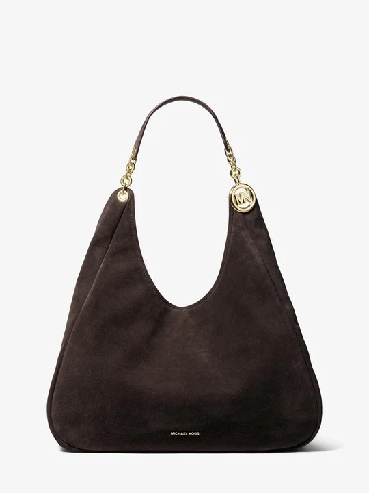 Zdjęcie produktu Duża torba na ramię Ellie z zamszu Michael Kors CZEKOLADOWY (Brązowy)