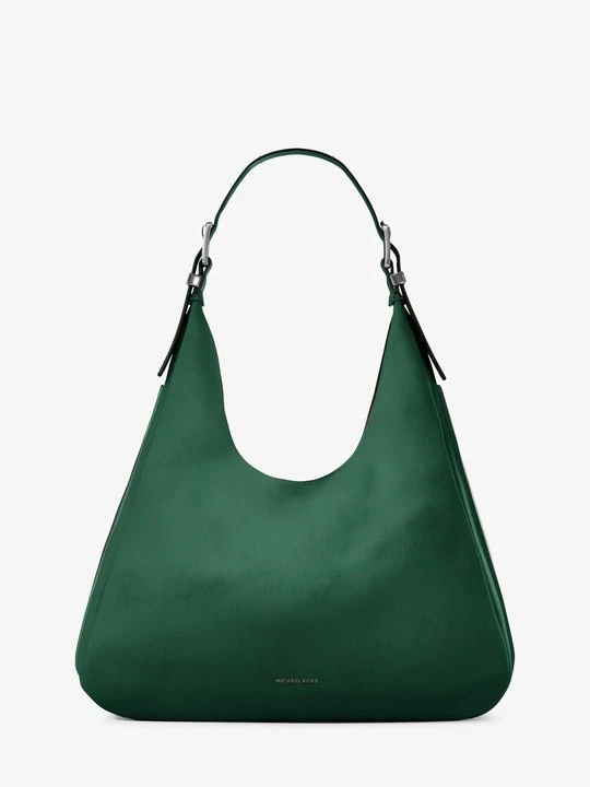 Zdjęcie produktu Duża torba na ramię Nolita ze skóry nubukowej Michael Kors MECH (Zielony)