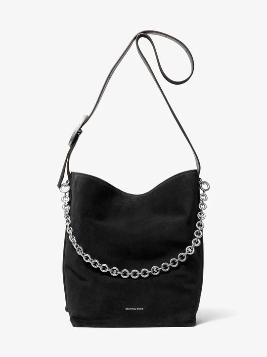 Zdjęcie produktu Duża torba Nolita z zamszu Michael Kors CZARNY (Czarny)