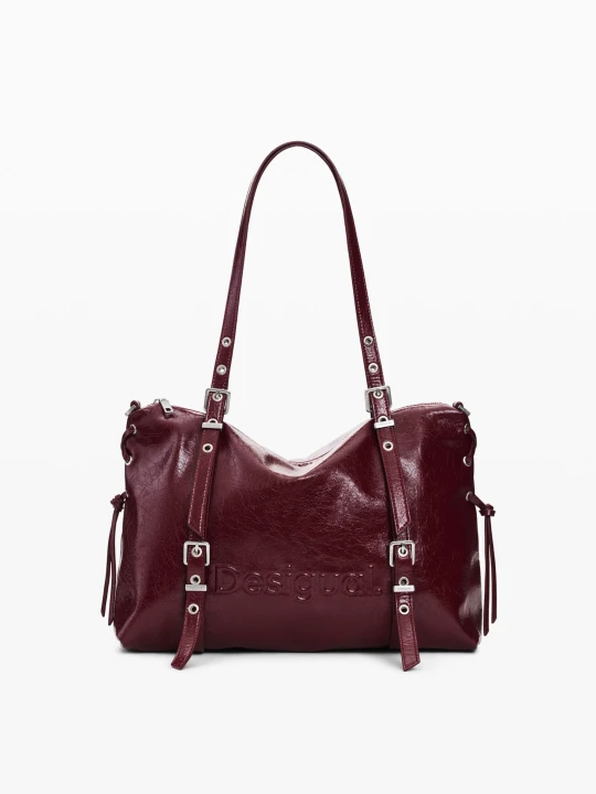 Zdjęcie produktu Duża torba shopper Desigual czerwony