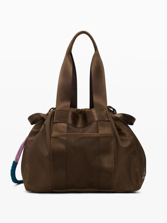 Zdjęcie produktu Duża torba shopper z nylonu Desigual brązowy