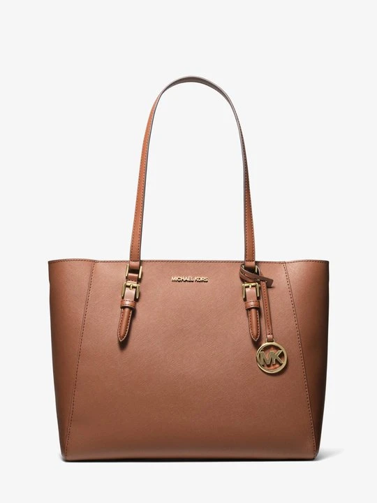 Zdjęcie produktu Duża torba tote Charlotte 3 w 1 ze skóry saffiano Michael Kors BRĄZOWY (Brązowy)