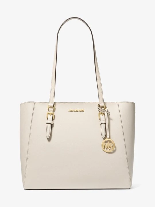 Zdjęcie produktu Duża torba tote Charlotte 3 w 1 ze skóry saffiano Michael Kors JASNOKREMOWY (Naturalny)