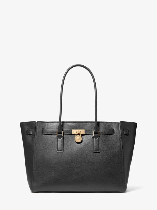 Zdjęcie produktu Duża torba tote Hamilton Moderne ze skóry Michael Kors CZARNY (Czarny)