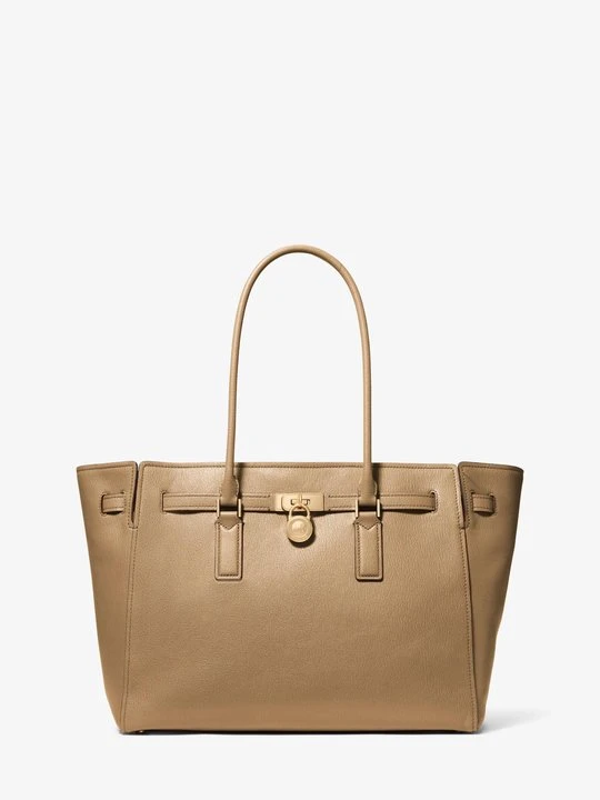 Zdjęcie produktu Duża torba tote Hamilton ze skóry Michael Kors ŁUPINA (Naturalny)