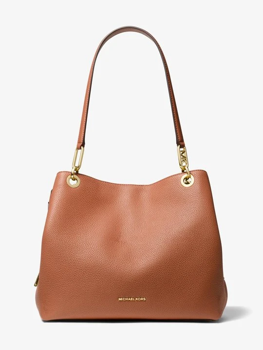 Zdjęcie produktu Duża torba tote Kensington ze skóry groszkowej Michael Kors BRĄZOWY (Brązowy)