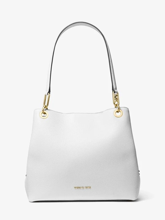 Zdjęcie produktu Duża torba tote Kensington ze skóry groszkowej Michael Kors OPTYCZNA BIEL (Biały)
