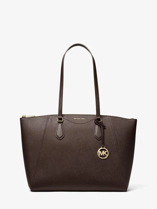 Zdjęcie produktu Duża torba tote Lorita ze skóry saffiano Michael Kors CZEKOLADOWY (Brązowy)