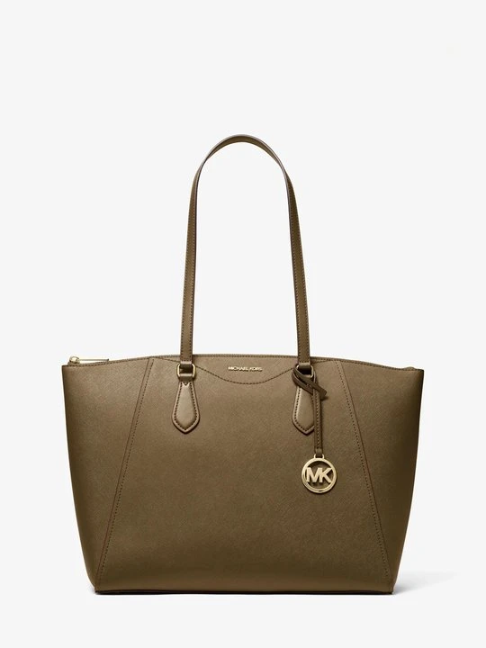 Zdjęcie produktu Duża torba tote Lorita ze skóry saffiano Michael Kors LODEN (Zielony)