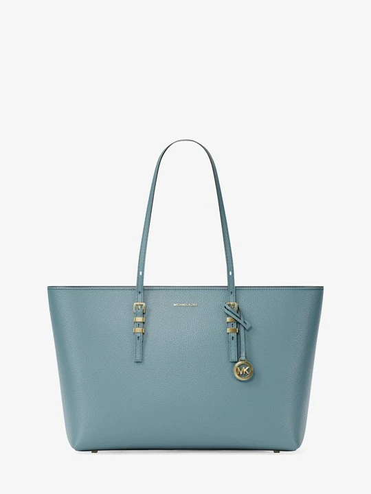 Zdjęcie produktu Duża torba tote Quinn ze skóry groszkowej Michael Kors CHAMBRAY (Niebieski)