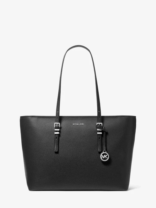 Zdjęcie produktu Duża torba tote Quinn ze skóry groszkowej Michael Kors CZARNY (Czarny)