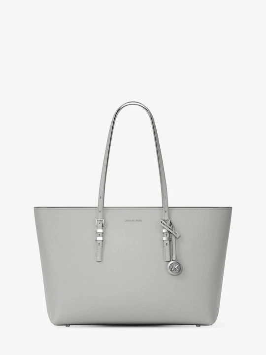 Zdjęcie produktu Duża torba tote Quinn ze skóry groszkowej Michael Kors KAMIENNOSZARY (Szary)