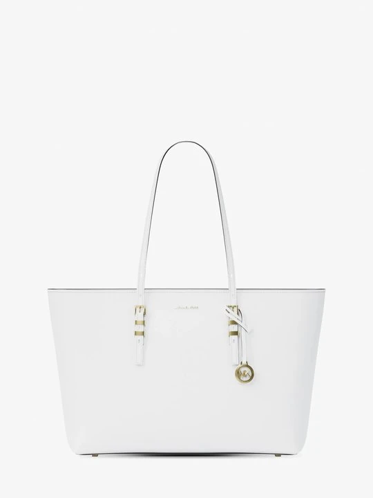 Zdjęcie produktu Duża torba tote Quinn ze skóry groszkowej Michael Kors OPTYCZNA BIEL (Biały)